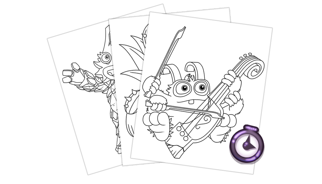 My Singing Monsters Coloring Pages  Monster coloring pages, Singing  monsters, Cartoon coloring pages