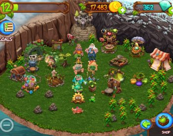 Monsters on the Continent in My Singing Monsters: Dawn of Fire