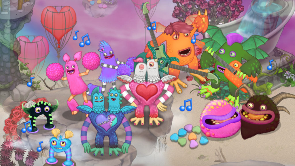 my singing monsters playground characters