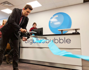 CEO Damir Cutting the Ribbon