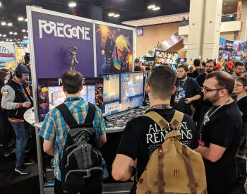 A Crowd at the Foregone PAX South Booth