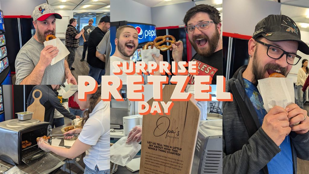 Surprise! Pretzel Day!